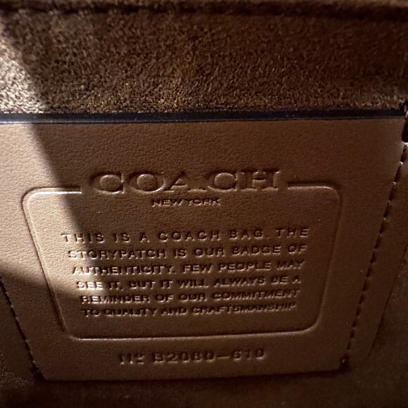 COACH White Bone Hutton Saddle Crossbody Bag - Picture 8 of 8